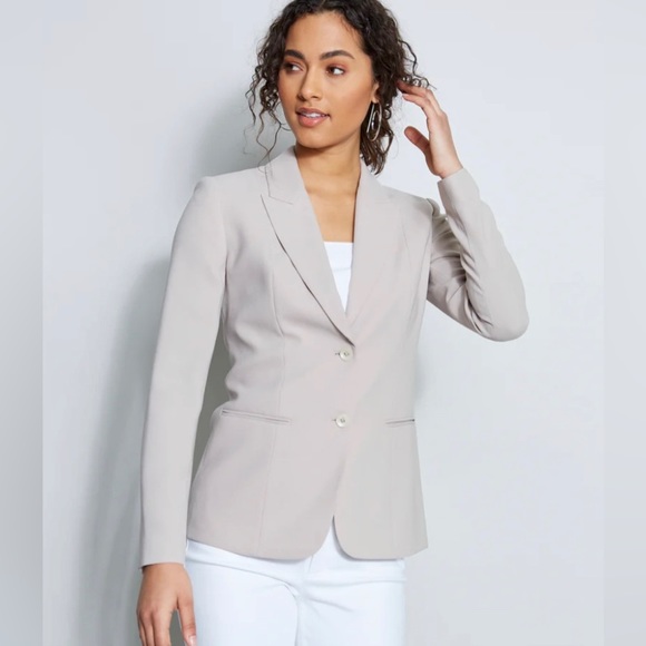Tahari by Arthur S. Levine Brown Blazer Sz8 - Picture 1 of 5